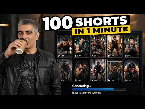 Make 100 shorts in under a minute (Bash + FFmpeg Micro)